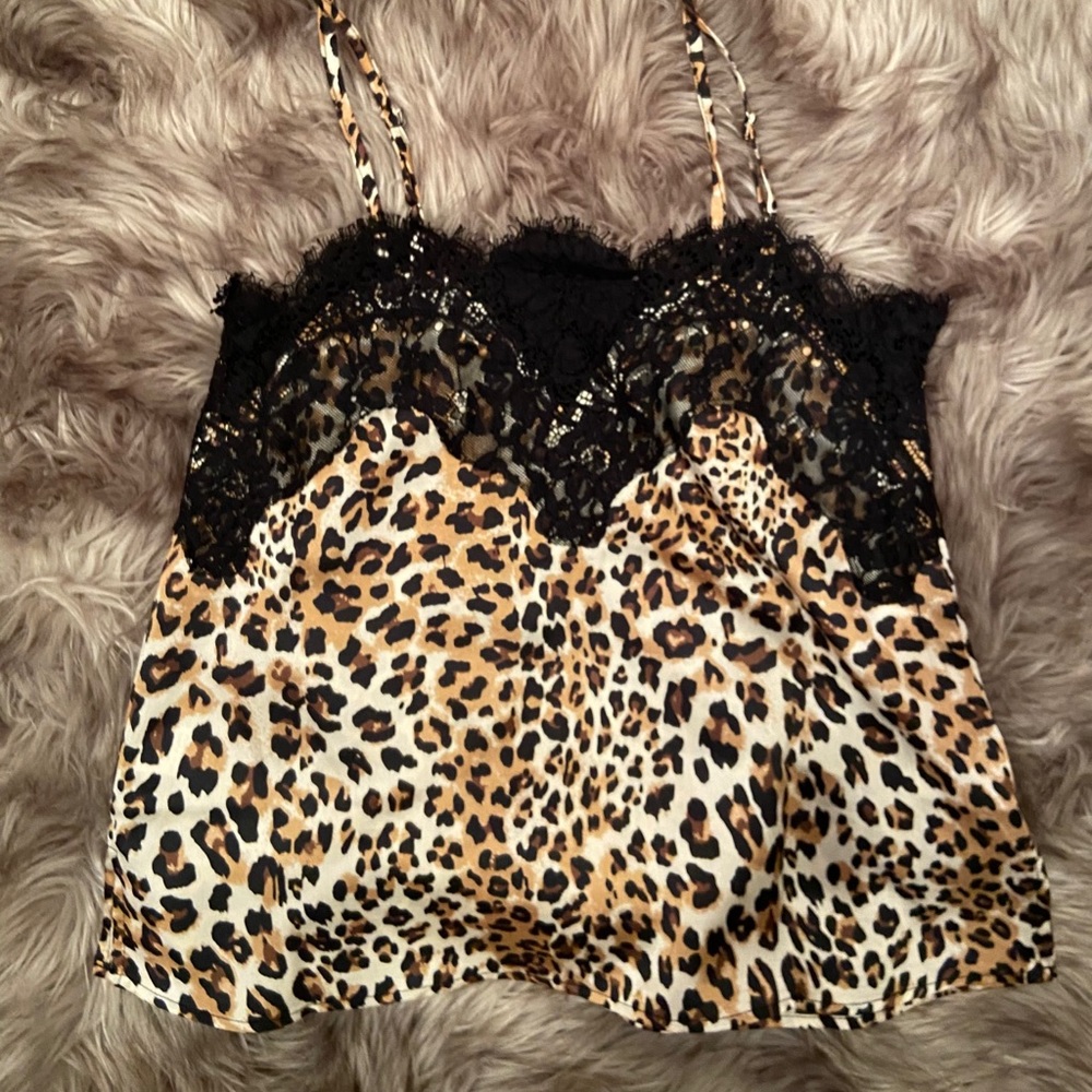 Lace Cheetah Cami